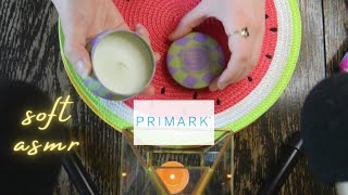 The Softest Primark ASMR Haul  Ear to ear binaural whispers fabric fingertip tapping  scratching [upl. by Asilrahc]