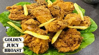 CRISPY CHICKEN BROAST RECIPE  CHICKEN BROAST KFC STYLE [upl. by Radman]