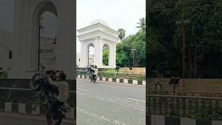 👑 Pondicherry 🚀viralvideo rider youtube 220f stunt king happiness [upl. by Furlong]