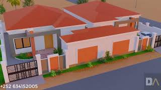 Laba Guri 12m x 18m Midkastaaba 4 Bedrooms  living and Dinning [upl. by Oetomit]