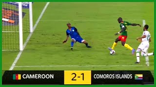 AFCON 2022 Cameroon vs Comoros Islands 2  1 Goals and Highlights [upl. by Dougie]