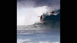 Pipeline one of the most dangerous waves surf surfing pipeline hawaii surfers bodyboarding [upl. by Nesline]