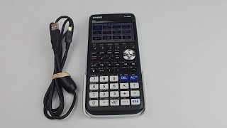 Casio FXCG50 Graphing Calculator Black White USB Cable Python Tested wBattery Ebay Mercari Video [upl. by Dragde]