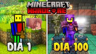 Sobreviví 100 Días en MINECRAFT HARDCORE 121 [upl. by Dorreg]