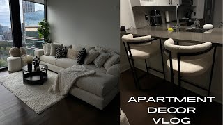 DECORATING MY NEW LUXURY APARTMENT [upl. by Annaiel982]