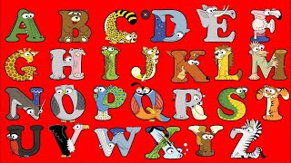 Wild Animals AZ for kids  Alphabetimals ABC  Alphabet Animal AZ  ABC animal flashcards [upl. by Tronna]