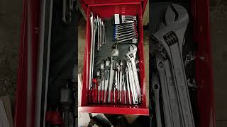 RIDGID Pipe wrench drawer automobile mechanic tool collection [upl. by Yllim227]