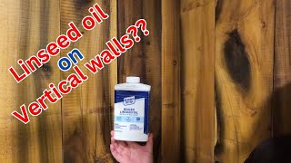 84 Applying linseed oil to walls [upl. by Stevana]