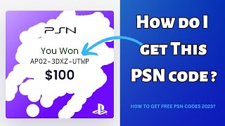 Free Psn codes  Lets Find out in 2023 [upl. by Andrien441]