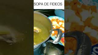 FIDEOS CON CALDO DE POLLO CONCENTRADO DESCUBRE ESTA DELICIA [upl. by Wolfort284]