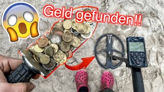 XXL Spielplatz Tour mit Metalldetektor 80 Münzen bei Schatzsuche gefunden Geld amp Schmuck Sondeln [upl. by Enala]