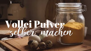 Eier haltbar machen  Trockenei Pulver zum Kochen und Backen einfach selber machen [upl. by Inuat]