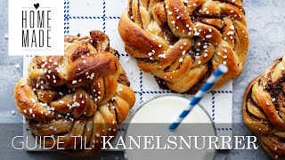 GUIDE TIL KANELSNURRER  HOMEMADE [upl. by Llywellyn]