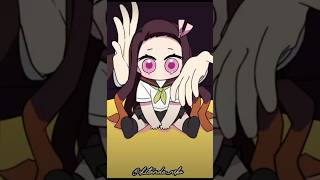 cute nezuko kawaii fypシ゚viral demonslayer kimetunoyaiba demonslayer shorts [upl. by Furnary]