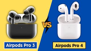 AirPods Pro 3 Vs AirPods Pro 4 Quick Comparison [upl. by Brunhilde265]