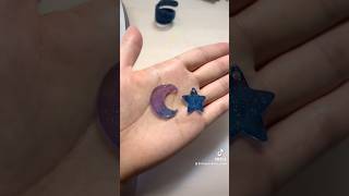 DIY shrink plastic star and moon charms diycraft diy shrinkplastic shrinkydinks diycharm arts [upl. by Riancho71]