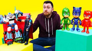 Video e giochi per bambini Romeo ha tanti piani contro i PJ Masks Super Pigiamini [upl. by Derry]