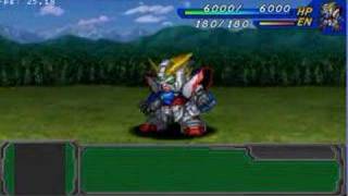 Shining Gundam All Attacks SRW AP [upl. by Adriena447]