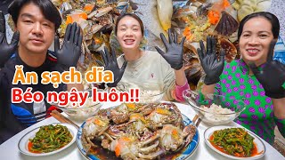 1345 BA MẸ CON ĂN SẠCH MÂM GHẸ NGÂM TƯƠNG NGẬP GẠCH CHẮC THỊT QUÁ ĐÃ [upl. by Eimilb]