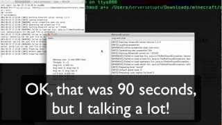 Server in 90 seconds  Minecraft on Mac  startcommand [upl. by Chick]