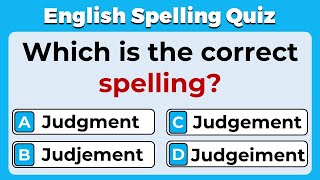 Spelling Quiz  CAN YOU SCORE 2020  Part 36 [upl. by Ahsikym]