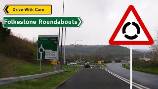 Driving Folkestone Roundabouts [upl. by Atteiram]