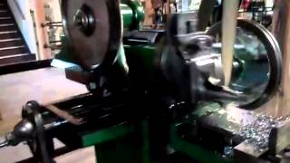 Working antique metal shaper [upl. by Haeluj]