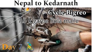 Kedarnath Yatra garda cycle bigreo  Mission Fail  Kedarnath Yatra in cycle [upl. by Ylehsa98]