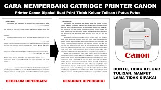 Catridge Printer Buntu   Ini Caranya cara memperbaiki catridge buntu printer tidak keluar [upl. by Ajtak]