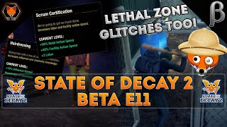 Beta Skills Lichenology Hairdressing Scrum and More State of Decay 2 Open Beta Episode 11 [upl. by Woolley]