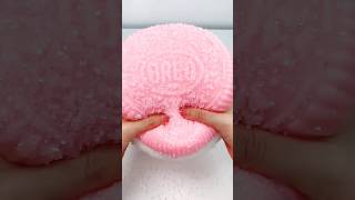 Pink Oreo Biscuit satisfying asmr [upl. by Youngman375]