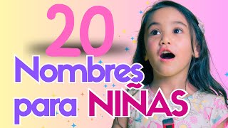 Nombres bonitos para niña  Nombres de niña para escoger [upl. by Thorsten640]