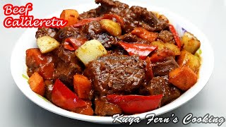 HOW TO MAKE YUMMY BEEF CALDERETA [upl. by Nannahs]