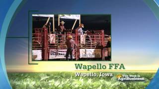 Wapello FFA  FFA Chapter Tribute  This Week in Agribusiness [upl. by Nickolaus]