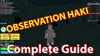 Complete Guide how to Get OBSERVATION HAKI or INSTINCT HAKI Tagalog [upl. by Kealey167]