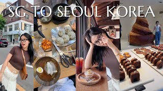 SG TO SEOUL KOREA ultimate SHOPPING guide korean clothings brand to check out nudake cafe VLOG [upl. by Aleacem541]