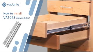 How to install VA1045 drawer slides VADANIA drawer slides installation [upl. by Rocca]