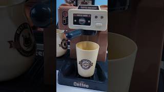 Coffee Machine Toy 리얼 커피 머신 장난감coffee [upl. by Monetta]