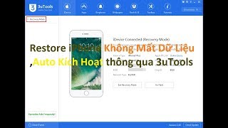 Xem cách Restore iPhone bằng 3uTools không mất dữ liệu [upl. by Igenia]