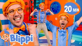 Get The Wiggles Out👐  Blippi Songs 🎶 Educational Songs For Kids [upl. by Nalahs]