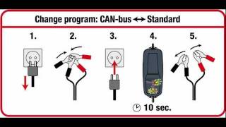 CANbus to STD program change  OptiMate4 Dual Program [upl. by Yajeet]