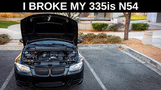 I broke my 335is Common issues with the BMW 335is amp 335i N54 [upl. by Atilegna]