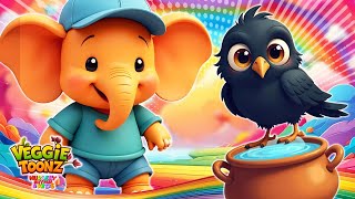 Ek Kauwa Pyasa Tha  एक कौवा प्यासा था  Hindi Nursery Songs For Kids [upl. by Aseret]