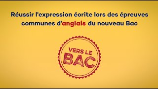 Anglais  Réussir lexpression écrite aux épreuves communes du Bac [upl. by Kele384]