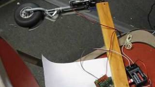 Electric RC Airplane Retracts  Modified Robart 630 Air Retracts w controlling electronics [upl. by Sapienza]