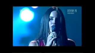 Lana Del Rey live in Warsaw 14092012 full performance showed on tv [upl. by Yanal]