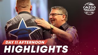 COMEBACK KINGS  Day 11 Afternoon Highlights  202223 Cazoo World Darts Championship [upl. by Gannie860]