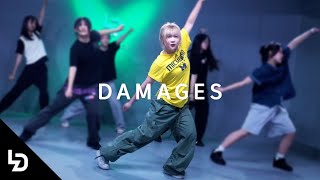 Tems  DamagesㅣChoreography by MAKE SOOINㅣ레츠댄스아카데미 산본점 [upl. by Aihsemot119]