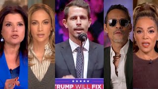 Celebs React To Puerto Rico Being Called Garbage At Trump Rally [upl. by Carline]