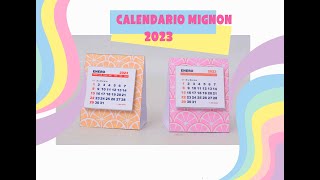 Calendario Mignon DIY✅️ Gratuito [upl. by Essie]